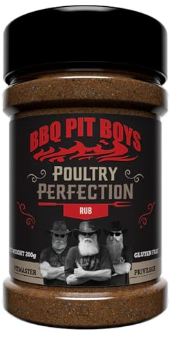 Angus & Oink | BBQ Pit Boys Poultry Perfection Rub | Chicken Seasoning | 200g