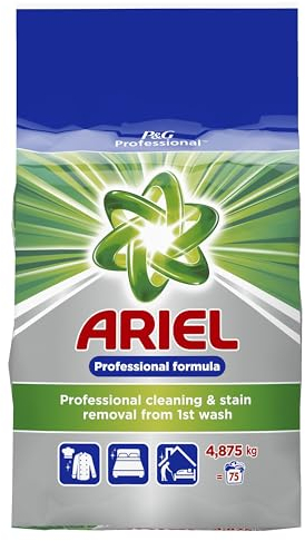 Ariel Professional Detergente En Polvo Para Lavadora Regular, 150 Lavados, 9.75 kg, Eliminación De Manchas Y Limpieza Increíbles Desde El Primer Lavado