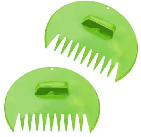 Set di attrezzi da giardino leggeri, cattura foglie da giardino, set di 2 grandi pale da , 2 artigli da taglio da giardino per foglie di giardinaggio, falciatura