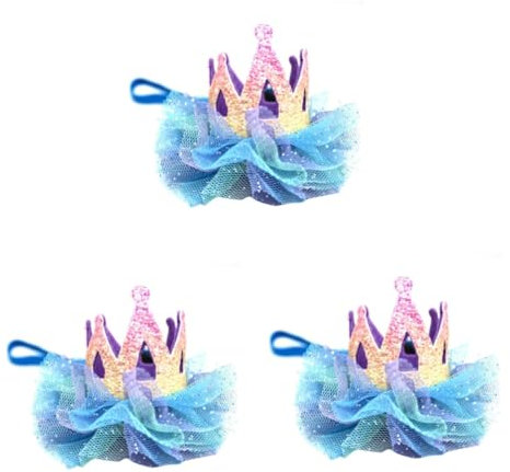 BESPORTBLE 3 STK Cosplay-Kopfbedeckung Für Hunde Und Katzen Haustiergeburtstag Partyzubehör Für Hundegeburtstage Hundemütze Für Kleine Hunde Hundegeburtstagsmütze Katzen- Hundekrone