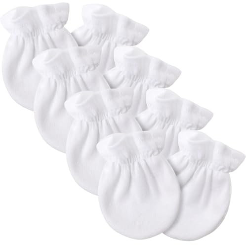 DRESHOW Neugeborenes Baby Fäustlinge Kleinkind Handschuhe Keine Kratzer Fäustlinge Baumwolle Handschuhe für 0-6 Monate