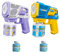 Seifenblasenpistole Kinder, 2 Pcs Bubble Gun, mit 2 Flaschen Seifenblasenflüssigkeit, 5000+ Seifenblasen pro Minute, Seifenblasenmaschine für Partys im Freien