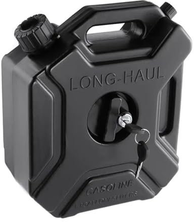 3L/5L Universal bensindunk Svart Reserv reservbensin Dieselbränsletankbehållare Bensinkanner Bensindunkar(5L With Lock)