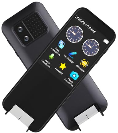 cimsfcor Scan Reader Pen for Dyslexia, Online 113 Languages Portable OCR Digital Translator, Language Translator Device Supports Voice, Photo and Text Translation for Travelers Businessmen