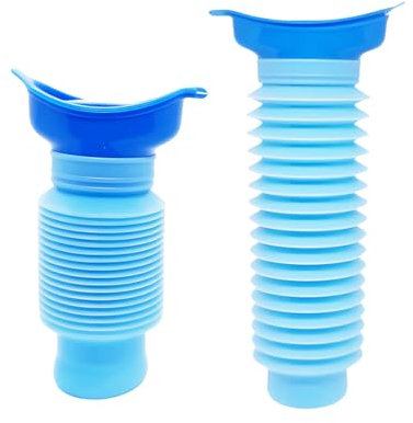 Urinal Bottle,2 Pcs Pee Bottle for Men,Portable Pee Bottle for Men Ladies,Mobile Toilet Camping Traffic Jam Travel, Used for Emergency Urine Bottles for Children and Adults