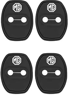 4PCS Car Silicone Door Latch Protective Cover for MG HS Trophy 2024, Car Door Lock Cover Protector Silent Shock Pads Silicone Door Lock Protector