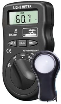 Digital Illuminance DT-1301 Light Meter Handheld Digital Radiometer