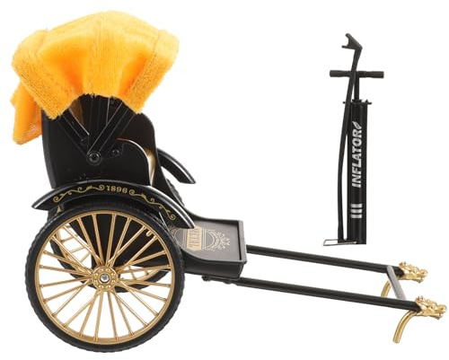 Toyvian Vintage di Ricchezza Automobilistica Gialla in Lega di Zinco e ABS, Decorazione da Collezione per Soggiorno e Ufficio Stile Classico retrò