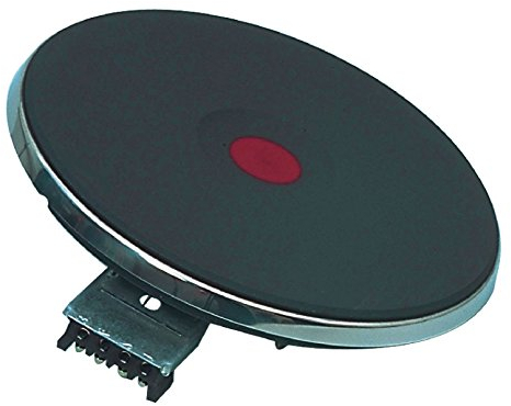 Blitz Kochplatte 180mmØ 2000W, 230V, mit 8mm Chromrand wie EGO 12.18463.194, 1218463194