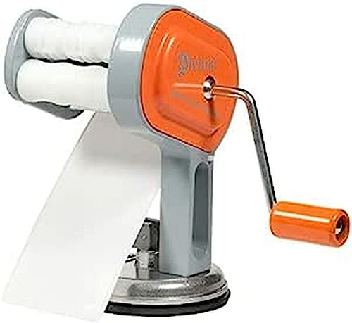 Tagliapasta Cavatelli Machine for Fresh Pasta, Hand Crank Pasta Maker for 3 Shapes, Solid Metal and Food-Grade Plastic Construction [Made in Italy], Metallic