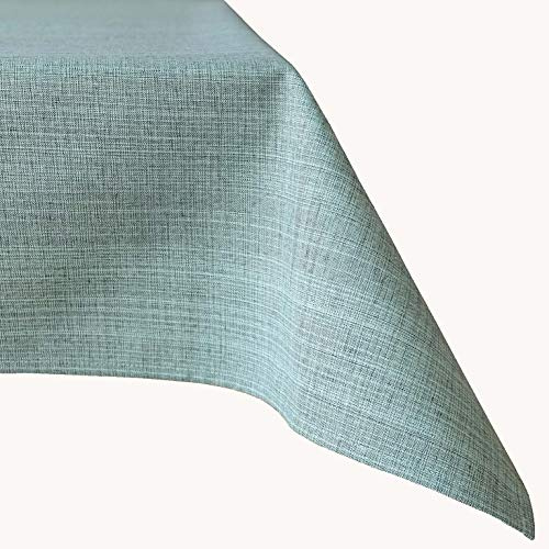 Raebel OHG Outdoor Tischwäsche wetterbeständig für Draussen und Drinnen - Größe und Farbe wählbar (130 x 160 cm, Mint)