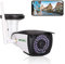 SV3C 5MP WiFi Security Camera Outdoor WiFi CCTV IP Camera,Two-Way Audio,IP66 Waterproof, Night vision with 67FT, Motion detection, Support up to 128g SD card, compatible with Andorid/IOS/Windows