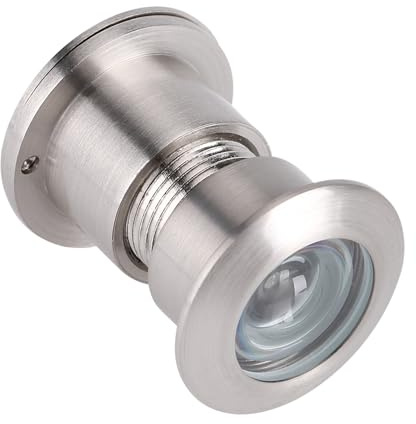 B08G56MH56 Mirilla del Visor de la Puerta con Cubierta de privacidad giratoria de Alta Resistencia para Puertas de 35-60 mm de Grosor, 28 mm de Ancho, antirrobo, Seguridad para el hogar[Plata]
