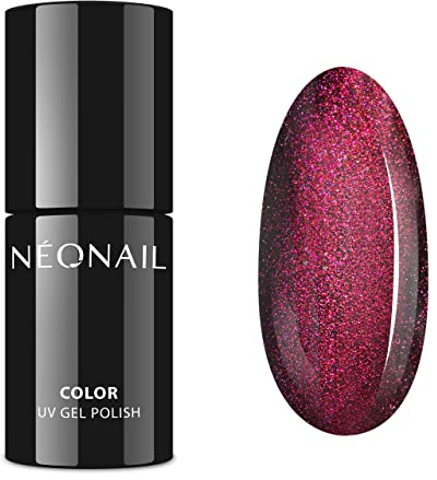 NEONAIL Rot Glitter ROMANTIC GATEWAY UV Nagellack 7.2 ml