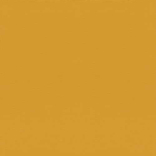 Rasch Tapete 687552 - Einfarbige Vliestapete mit Leinenoptik in Goldgelb - Kollektion Tropical House