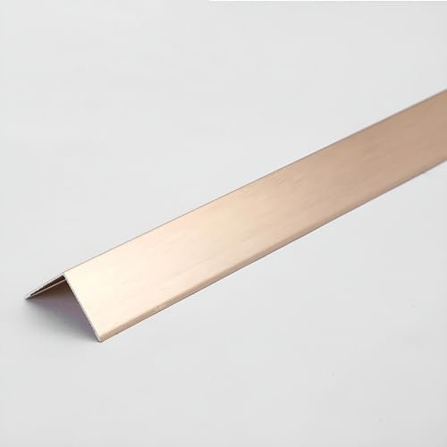 YIZHIYZ Winkelprofil Lang 90CM*3 Stück Kantenschutzprofil Aluminiumlegierung Ecken- & Kantenschutz Wasserdicht Eckschutz Kantenschutz Für Die Sicherheit Von Kindern(Gold,50 * 50mm) (Gold 10 * 10mm)