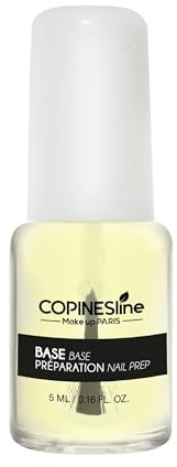 COPINES LINE - Vernis à Ongles Base Bambou Silicium Transparent 5ml - Soin Fortifiant et Protecteur - Préparation Idéale pour Manucure - Finition Lisse et Brillante