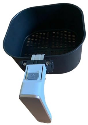 Air Fryer Baking Basket,Compatible for Philips HD9270 HD9280,Frying Basket Frame Black Handle Accessory Inner Basket Baking Tray(B)