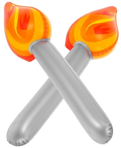 HOMOCONO 2pièces Torches Gonflables Lot pour Jeux Et Fêtes Intérieurs Et Extérieurs Décoratives Et Accessoires Photo