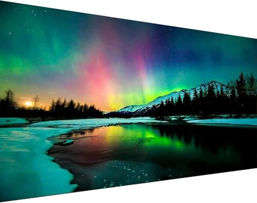 Diamond Painting Diamant Bilder Erwachsene Groß xxl Landschaft 40 x 85 | 5d Full Voll Set Daiments Diy Zubehör Geschenke Malerei Strass Diamontpating Natur Komplett Anfänger Art Stickerei