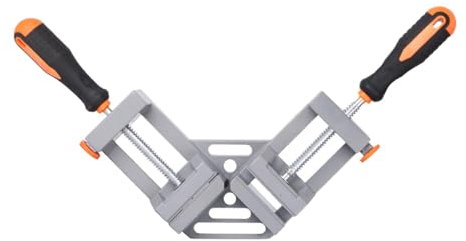 Fonowx Morsetto Angolare, Utensile per Lavorazione Del Legno, Morsetto Professionale per Mobili, Morsetto Angolare per Impieghi Gravosi, Utensile per