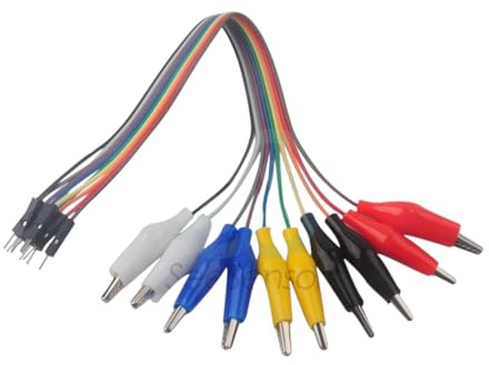 SLETESLIRI 30Cm Male20Cm 10Pin Double-End Alligator Clips Wire Jump Male Female Crocodile Clip Test Lead Jumper Line Cable DIY New 2026 High for Reliable Electronic Component