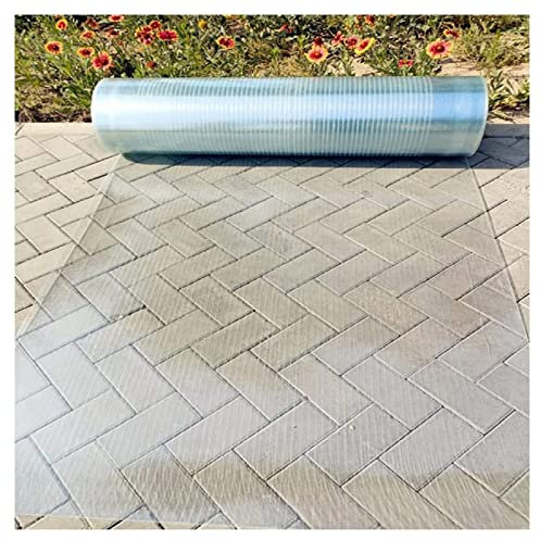 Transparente Acrylplatte – Polycarbonat-Dachplatte, starke FRP-Sonnenlicht-Tageslichtplatte für Sonnenräume und Vordächer, leicht zu schneiden, 1 mm dick, leicht