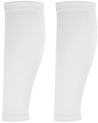 YELARXI Sun Protection Leg Sleeves, Sports Compression Leg Cooling Ice Silk Sleeves with Anti-slip Silicone Strips