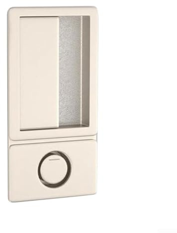 Serrure de porte magnétique silencieuse avec montage encastré et serrure plate sans poignée pour une utilisation discrète de la porte intérieure