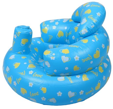 SHOWERORO Silla Inflable Soporte Versátil Diseño Plegable para Bebés de Pvc Asiento Cómodo y Portátil Adecuado para Baño y Viajes para Niños Pequeños