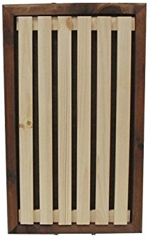 Planche à pain avec grille amovible, 38 x 23 cm, marron foncé