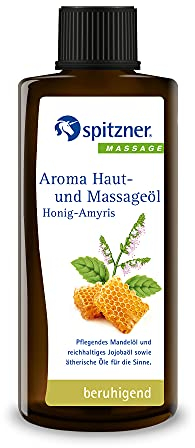 Spitzner Aroma Haut- und Massageöl - Honig-Amyris - 190 ml