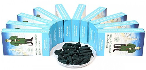 Original Crottendorfer Räucherkerzen - 10x24 Sparpack - Wintertraum Erzgebirge