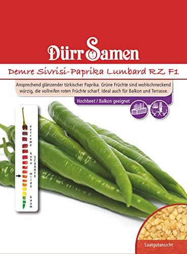Dürr-Samen - Demre Sivrisi-Paprika Lumbard RZ F1 Saatgut