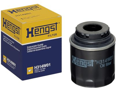 HENGST - Ölfilter H314W01 - Öl-Anschraubfilter für KFZ | Hochwertiger Motorölfilter für KFZ mit Otto- oder Dieselmotor - Robuster Ölfilter mit hoher Schmutzaufnahmefähigkeit