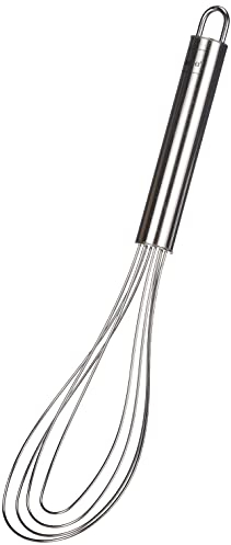 kela Frusta piattain acciaio inox 27 cm RONDO, frusta per roux, frusta per piatti lavabile in lavastoviglie, lucida