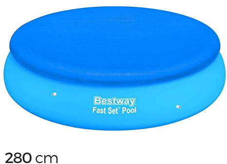 Bestway 58032 Copertura per Piscina Fuori Terra Tonda 280 cm Telo in PE. MWS