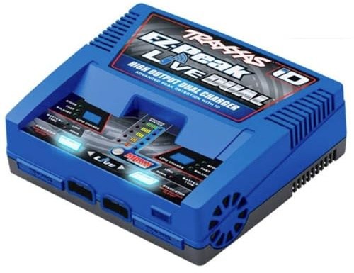 Traxxas EZ-Peak Live Dual Modellbau-Ladegerät 26 A LiPo, NiMH Minus-Delta-U Abschaltung, Akkuerkennung, Temperaturüberw