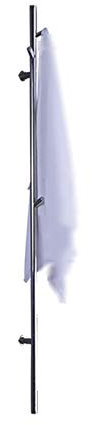SHUGUANG Calentador de Toallas Pared, Vertical Toallero Eléctrico Baño con Gancho 304 Acero Inoxidable 45W Toallero Calentado, Radiador Calientatoallas de Toallero para Baño,1525×65mm,Cromo,Plug In