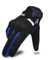 MADBIKE RACING EQUIPMENT UMAD04, guanti da moto estivi per uomo e donna, compatibili con touch screen, unisex, blu, XL