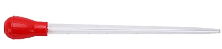 NA Aquarium Cleaner Pump 30/50ml 28/43CM Supply tube clean tool pipette fish tank siphon pump water changer aquarium pipette,Red28cm length 30 ml