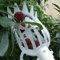 TOPBESTOR Recolector de fruta de plástico para jardín, herramienta de recogida de frutas, recogedor para aguacate, limón y melocotón (solo cabeza)