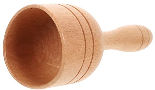 HOMSFOU Holz Schröpfbecher Massagewerkzeug Tragbares Gua Sha Kratzwerkzeug Für Rückenmassage Glatte Kanten Für Zuhause Büro Fitnessstudio Und Reisen 2.95 X 2.95 X 7.09 in