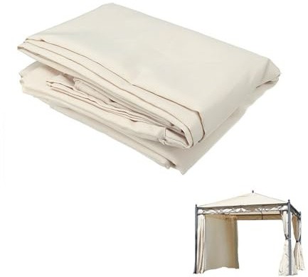 Greenwood - Telo di ricambio per gazebo GAZ371, 3m, antivento, poliestere resinato 210 gr., colore: sabbia