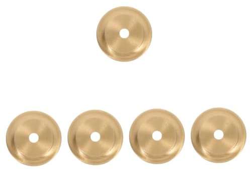 PRETYZOOM 5St Kronleuchter basis lampenschirm pendelleuchte Deckenlampenzubehör lampe decke decken lampe Baldachin lichter abdeckung Abdeckplatte für Deckenleuchte aus Metall Kupfer