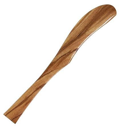 SeleXions Buttermesser aus Olivenholz, ca. 18 cm lang