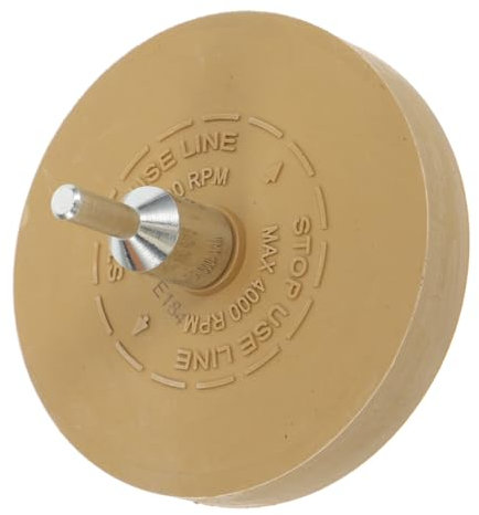 Homoyoyo 15mm Pneumatic Adhesive Eraser Wheel Decal Remover Tool for Auto Body and Motorcycle Sticker Removal Rubber Removal Disc for Car Vinyl Tape and Graphic Stripes