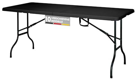 Floordirekt- Gartentisch Klappbar Kunststoff 180 x 73 cm - Buffettisch mit Tragegriff - Klapptisch für Garten Terrasse und Balkon - Campingtisch 6 Personen (Kyoto)