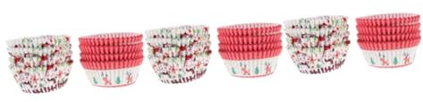 Cabilock 3 Juegos Revestimientos Bol Mollete Cajas Individuales Para Cupcakes Cacerola Kawavy Xmas Festa Pastelitos Moldes De Papel Para Muffins Moldes Para Muffins Para Hornear 400 Uds * 3