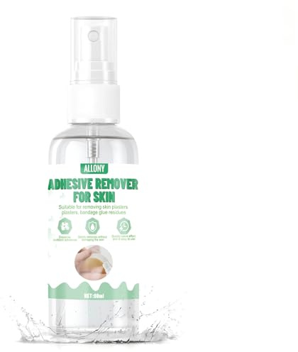 Allony Medical Adhesive Remover, Plaster Remover for Skin, 60ml | Glue Remover Spray That Remove Adhesive Residue, Adhesive Remover for Skin for Removing Sticky Glue Such as Plaster, Bandages
